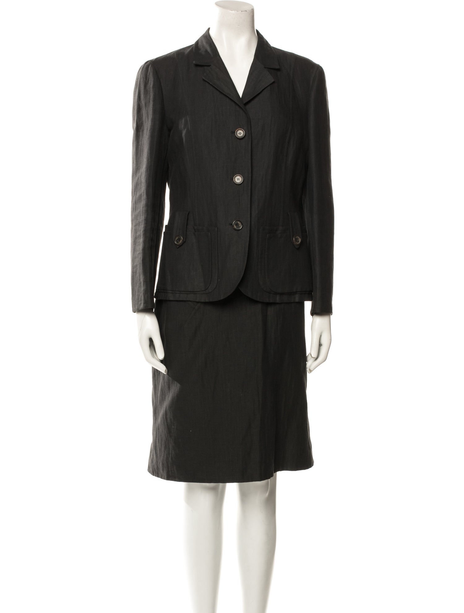 Asprey Linen Skirt Suit