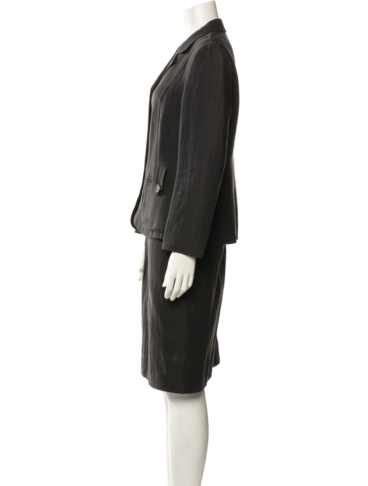 Asprey Linen Skirt Suit