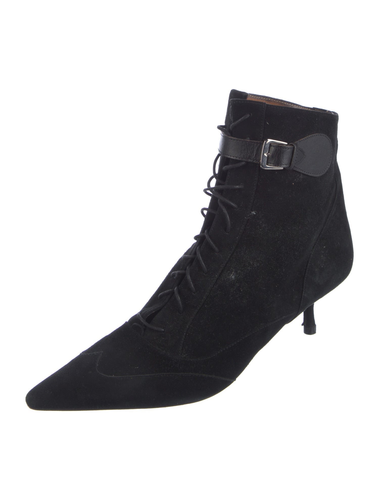 Asprey Suede Lace-Up Boots