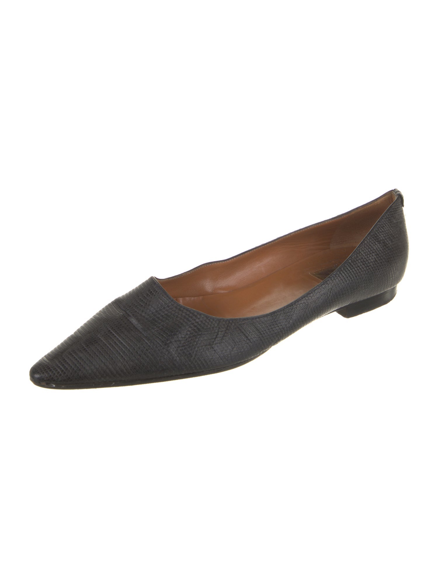 Asprey Leather Ballet Flats