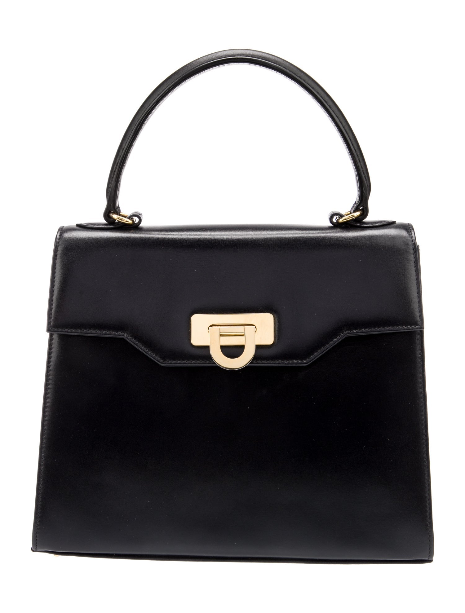 Asprey Leather Top Handle Bag
