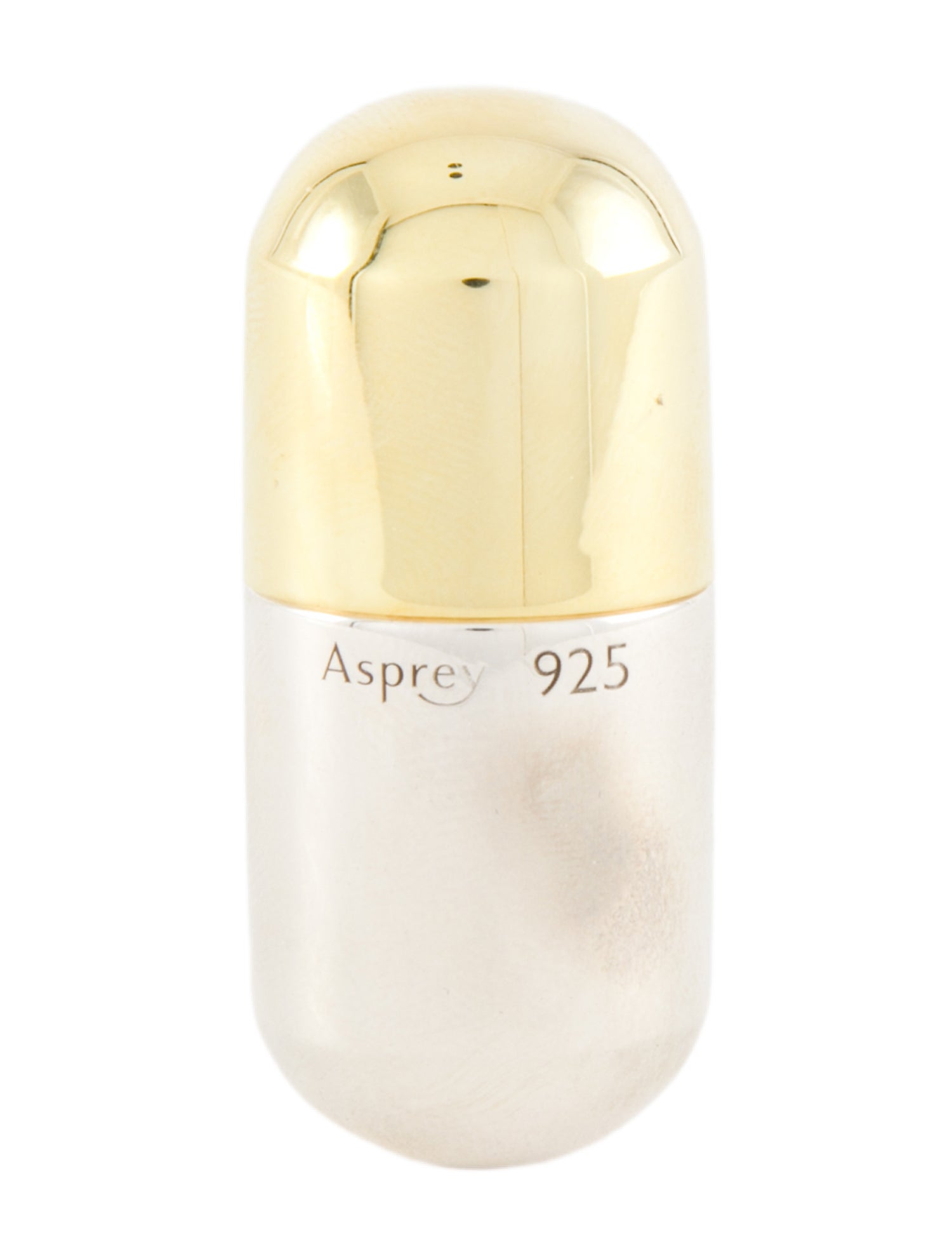 Asprey Sterling & Vermeil Capsule Pill Box