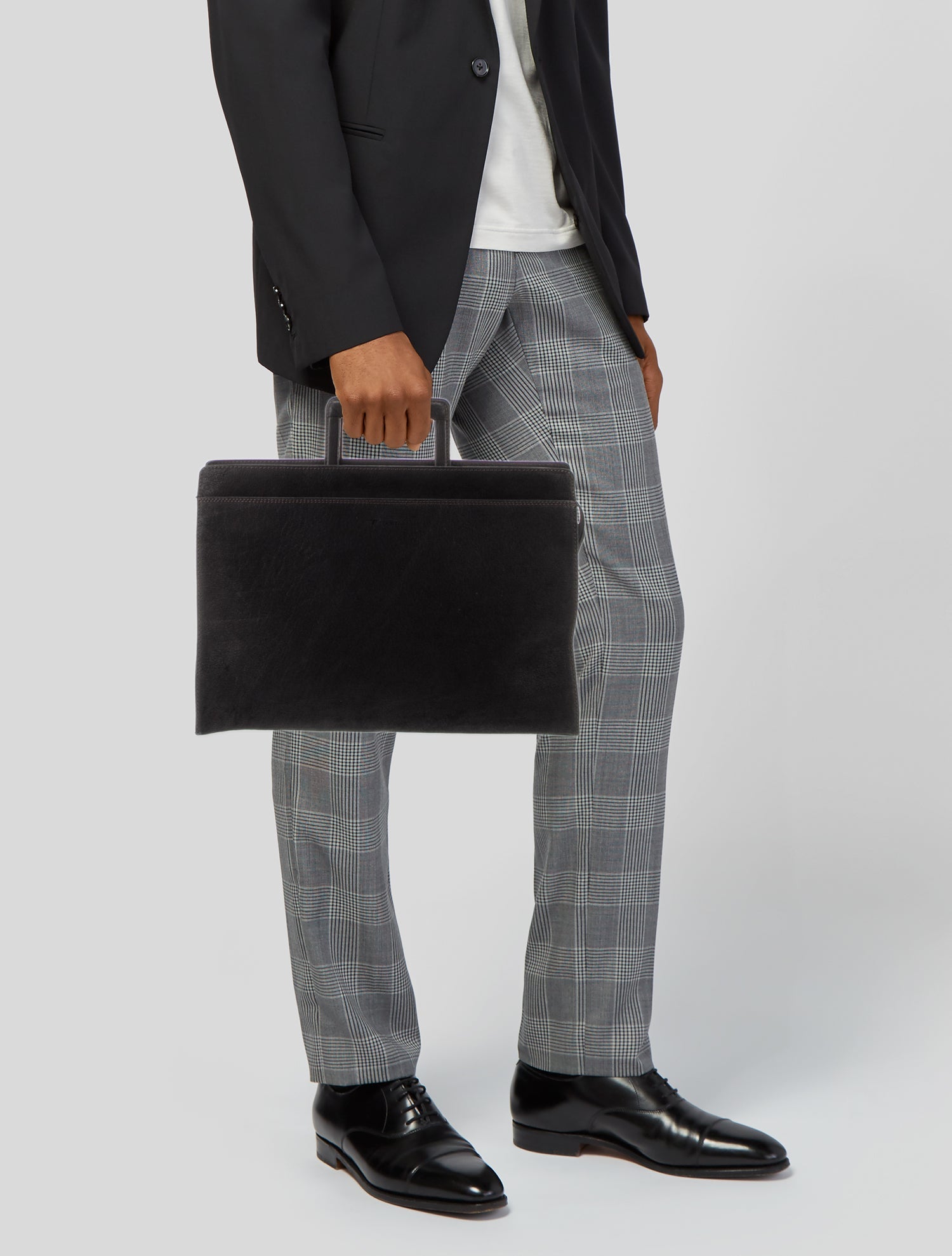 Asprey Suede Briefcase