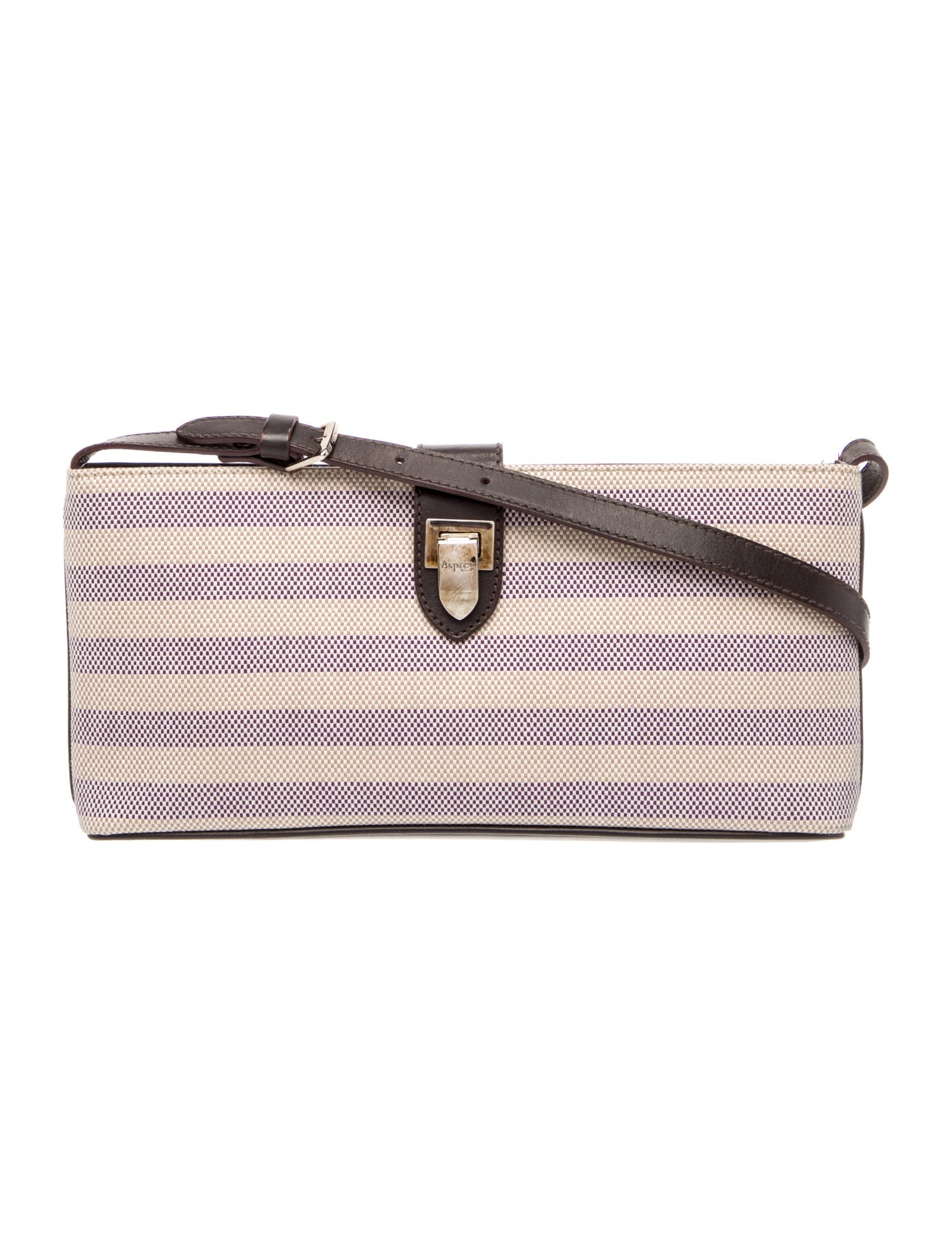 Asprey Canvas Shoulder Bag