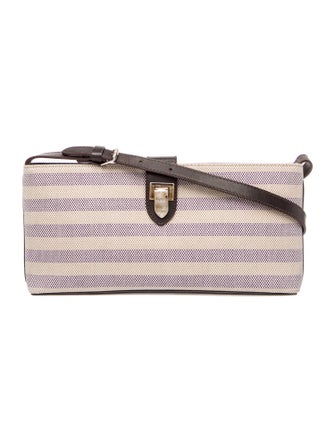 Asprey Canvas Shoulder Bag