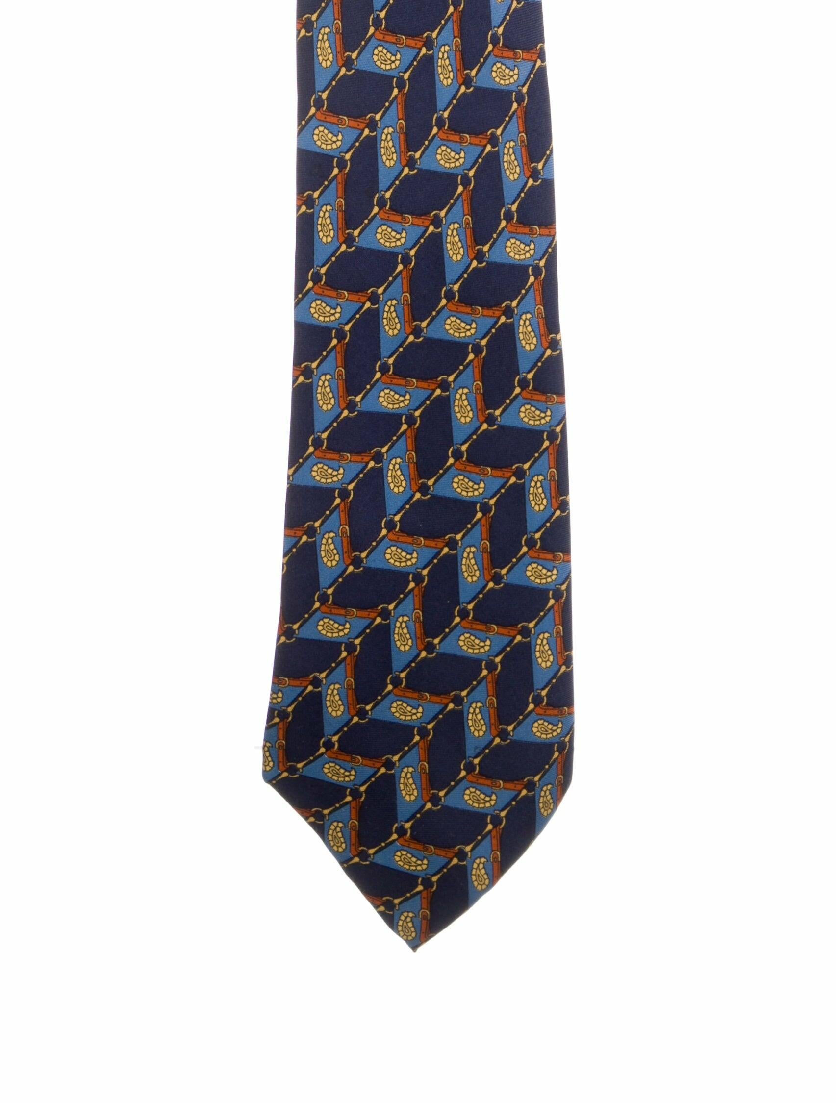 Asprey Silk Printed Tie