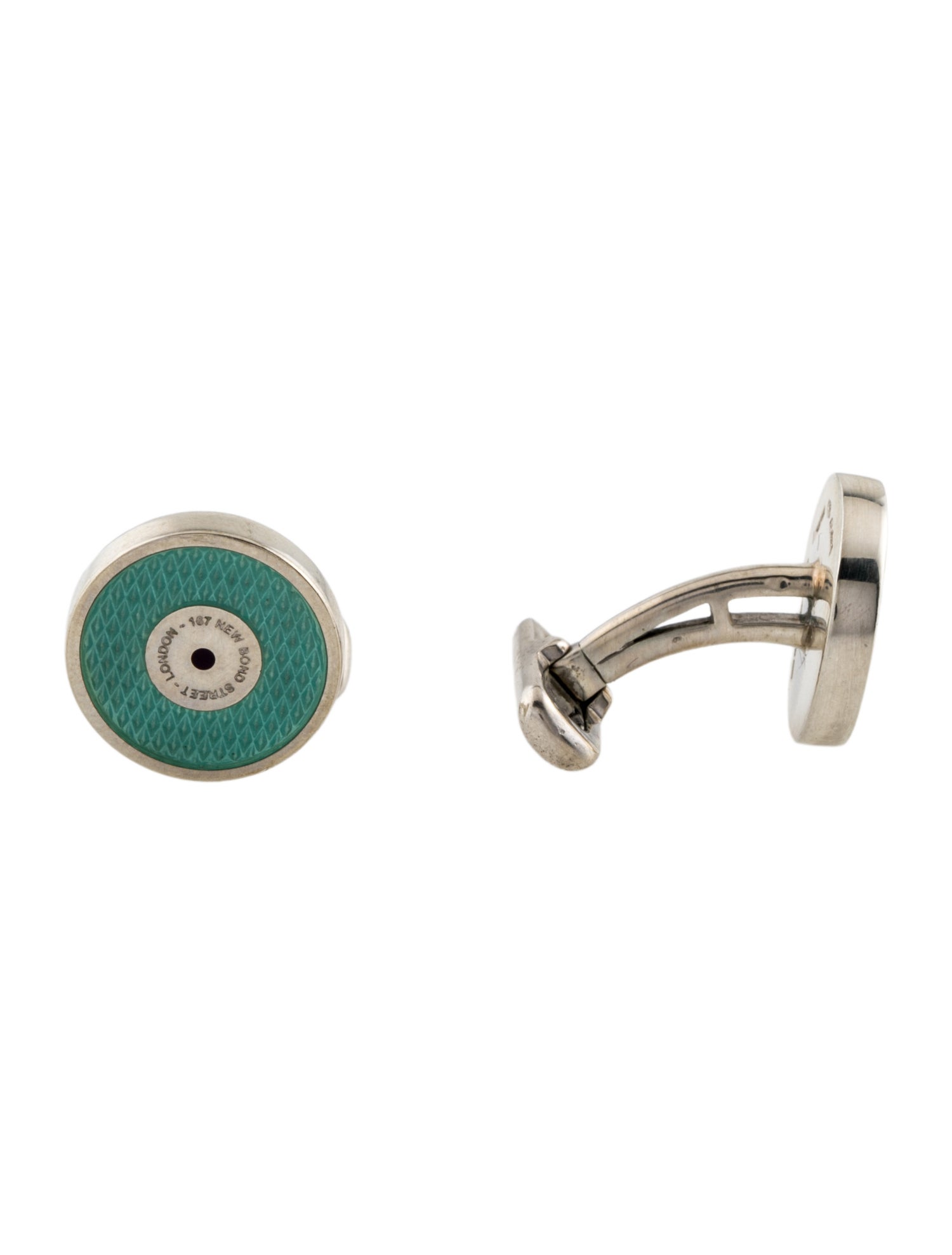Asprey 167 Enamel Cufflinks