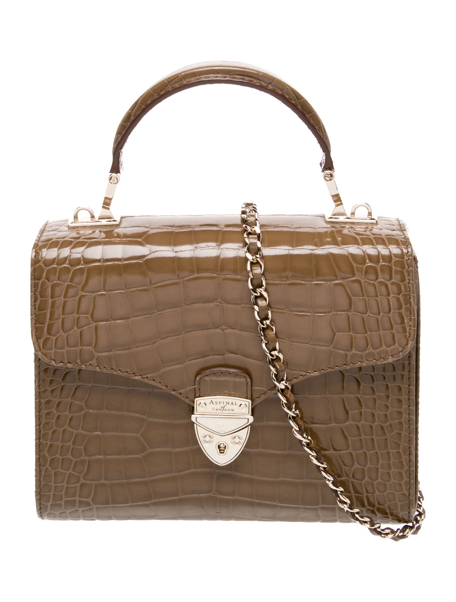 Aspinal of London Leather Top Handle Bag