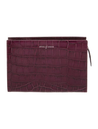 Aspinal of London Embossed Leather Portfolio