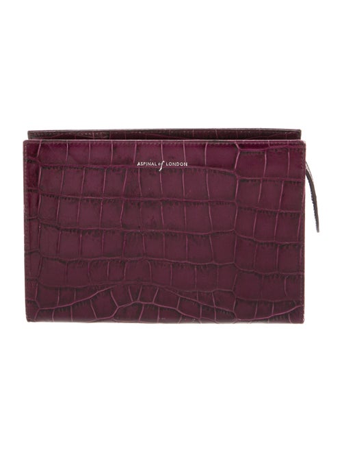 Aspinal of London Embossed Leather Portfolio