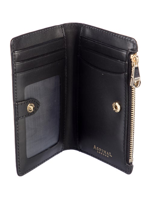 Aspinal of London Embossed Leather Printed Wallet