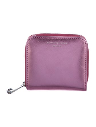 Aspinal of London Leather Compact Wallet