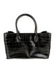 Aspinal of London Embossed Leather Top Handle Bag