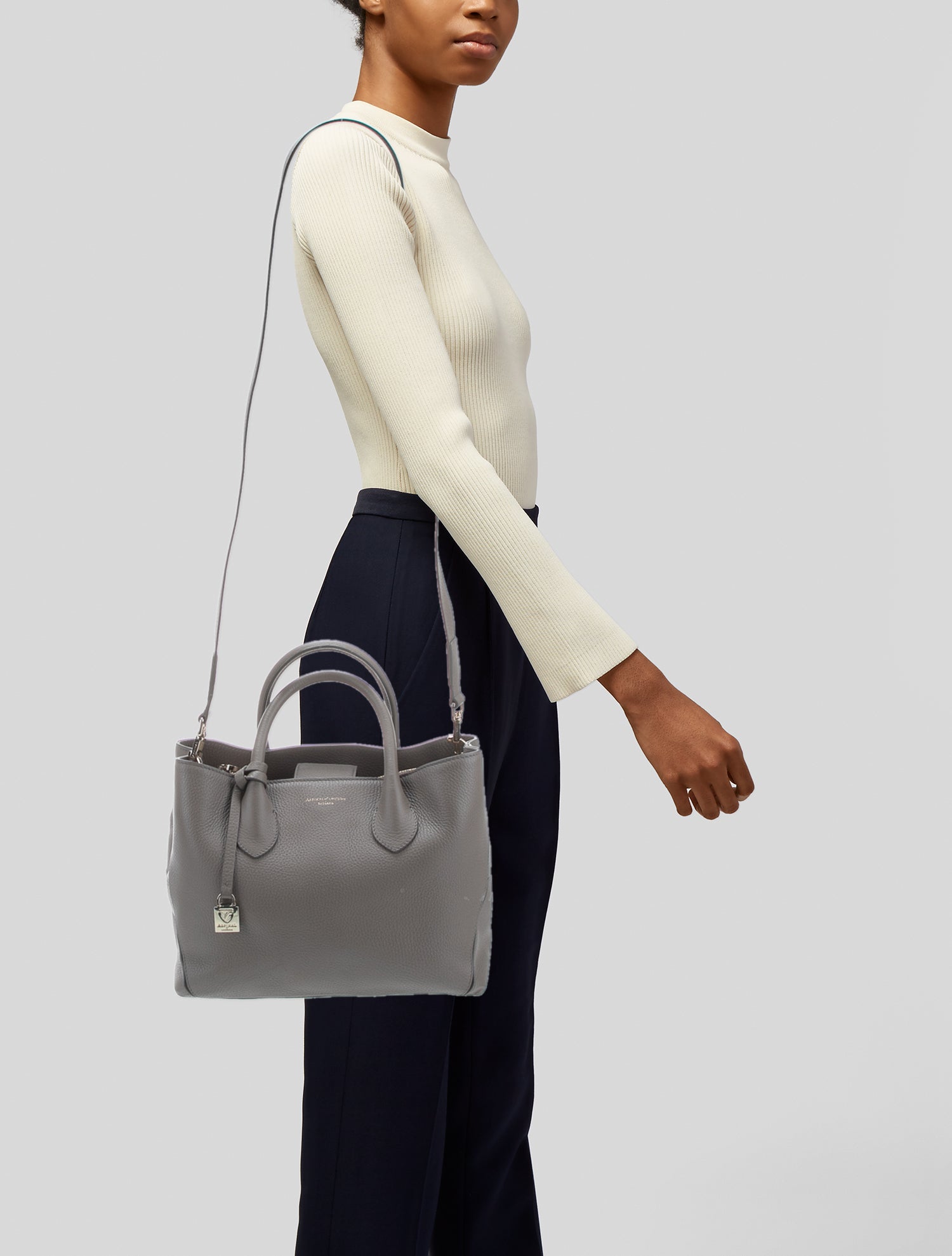 Aspinal of London Leather Top Handle Bag