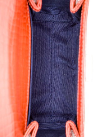 Aspinal of London Embossed Leather Shoulder Bag