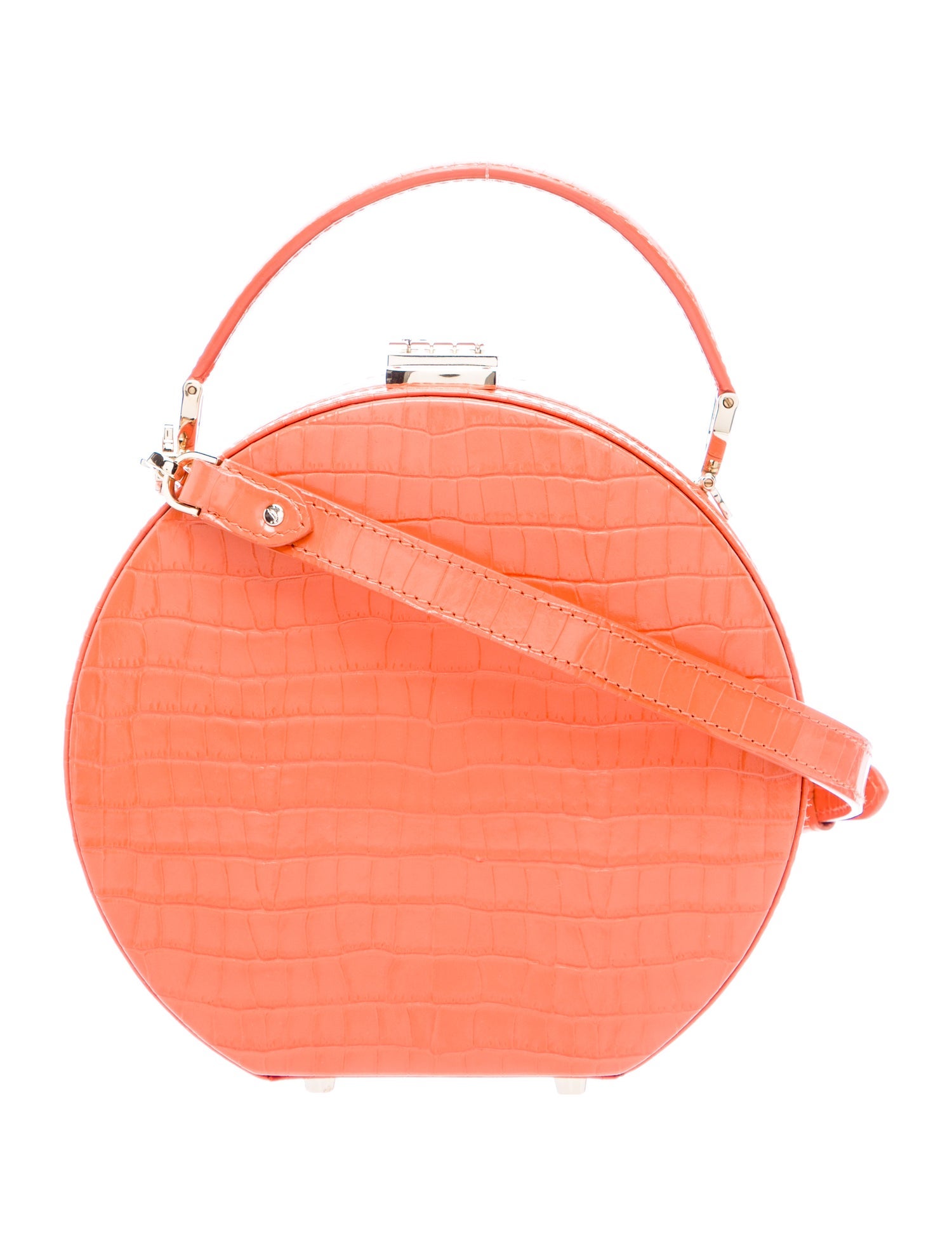 Aspinal of London Embossed Leather Top Handle Bag