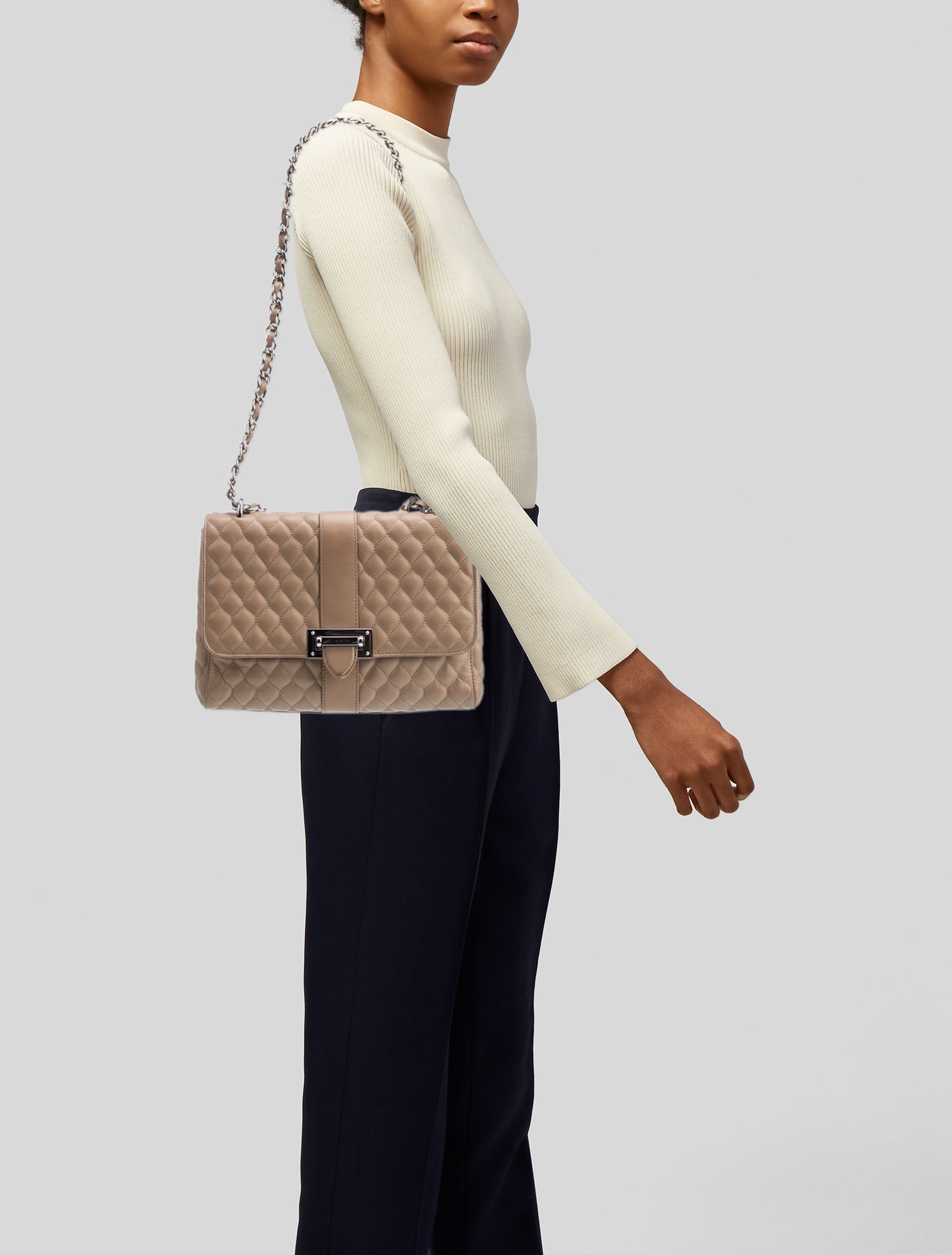 Aspinal of London Leather Shoulder Bag