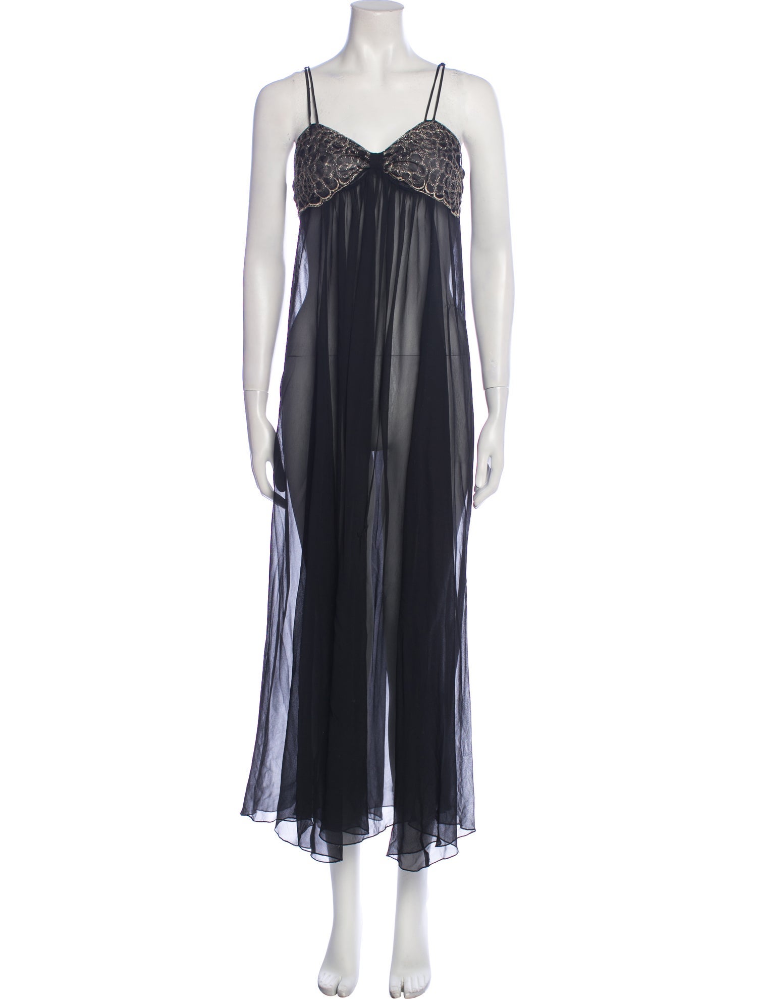 Arnold Scaasi Vintage Late 1970's - Early 1980's Nightgown