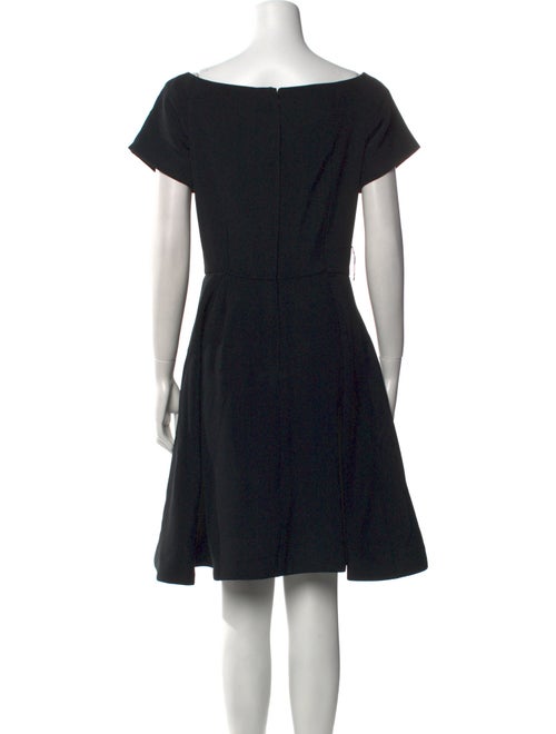 Arnold Scaasi V-Neck Knee-Length Dress