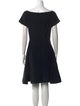 Arnold Scaasi V-Neck Knee-Length Dress