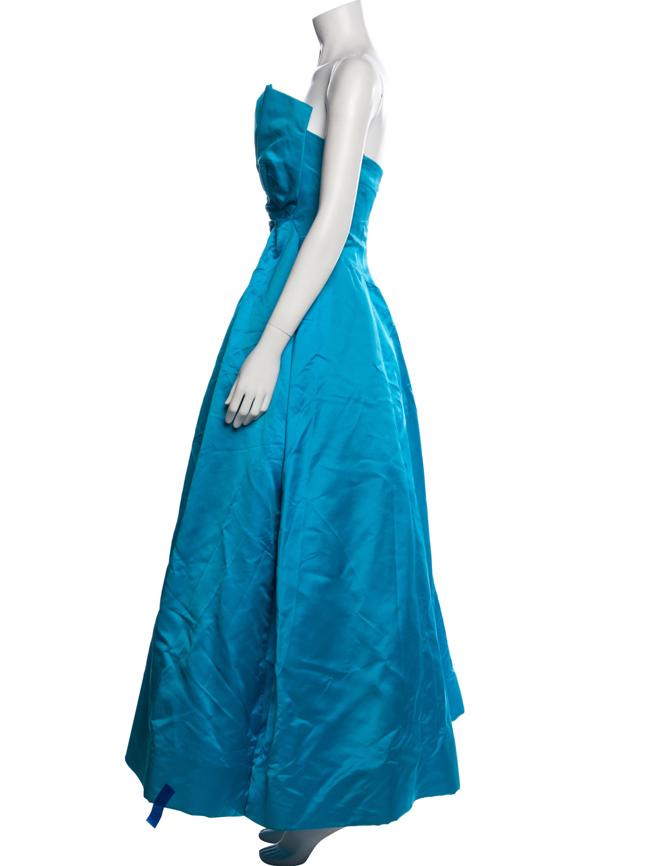 Arnold Scaasi Strapless Long Dress