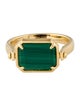 Astley Clarke Lapis Lazuli and Malachite Spinner Cocktail Ring