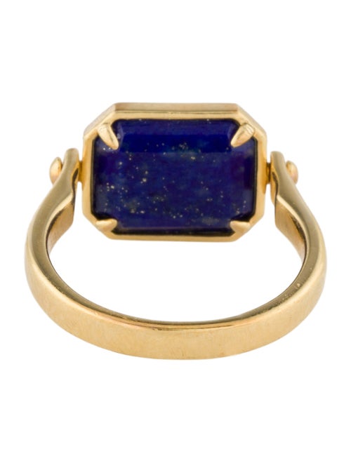 Astley Clarke Lapis Lazuli and Malachite Spinner Cocktail Ring