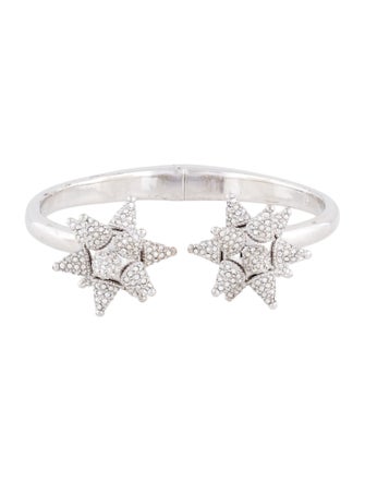 Atelier Swarovski Crystal Hinged Cuff Bracelet