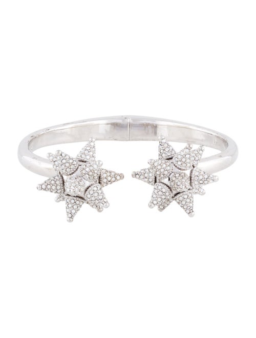 Atelier Swarovski Crystal Hinged Cuff Bracelet
