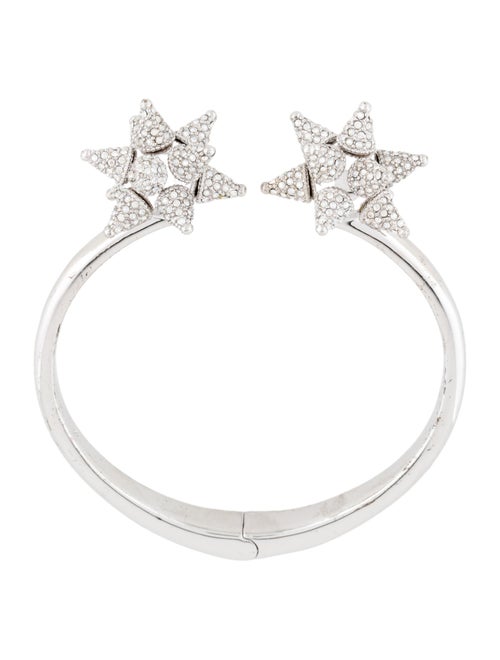 Atelier Swarovski Crystal Hinged Cuff Bracelet
