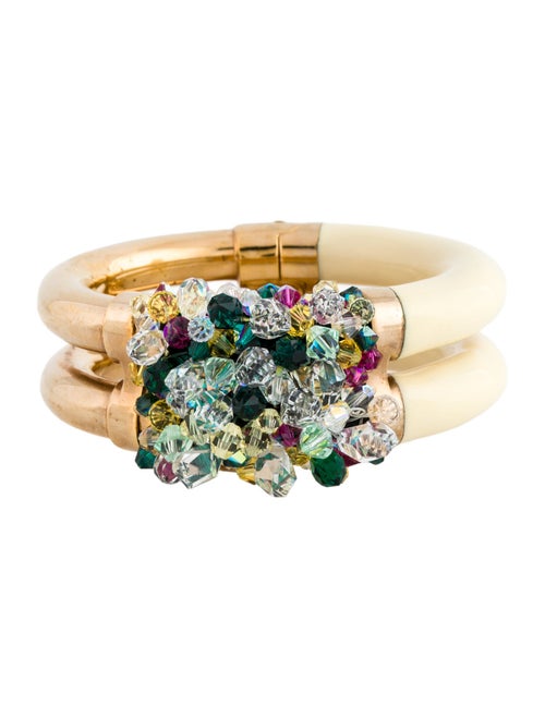 Atelier Swarovski x Mary Katrantzou Crystal & Resin Bangle Bracelet