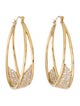 Atelier Swarovski Crystal Hoop Earrings