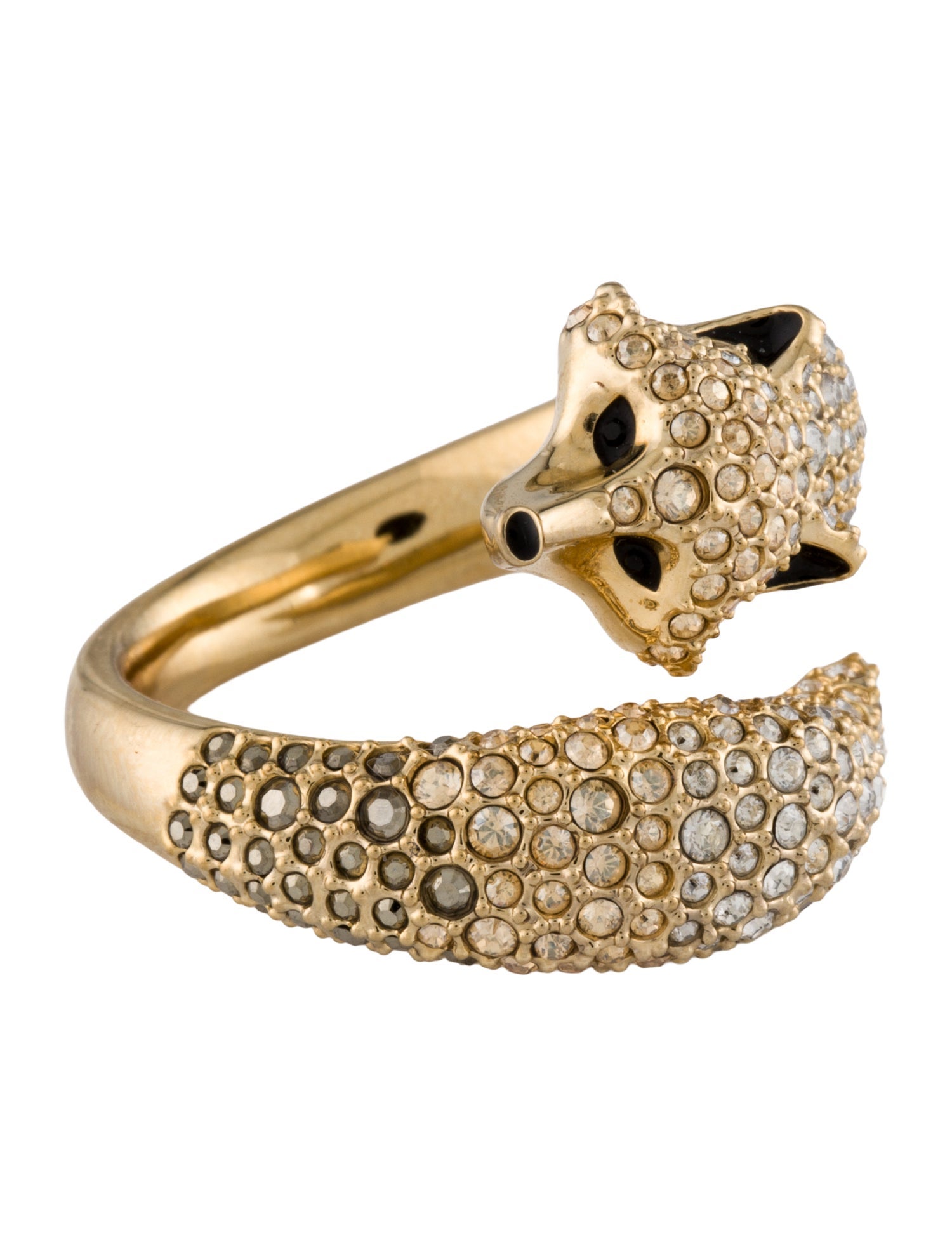 Atelier Swarovski Polar Bestiary Wolf Cocktail Ring