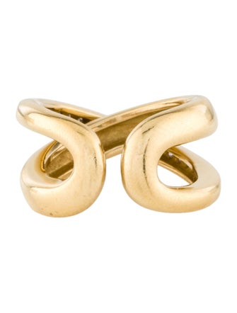 Antonini Gioielli 18K Diamond Crossover Ring