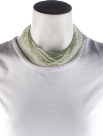 Antonini Gioielli 18K Beryl & Diamond Bead Necklace