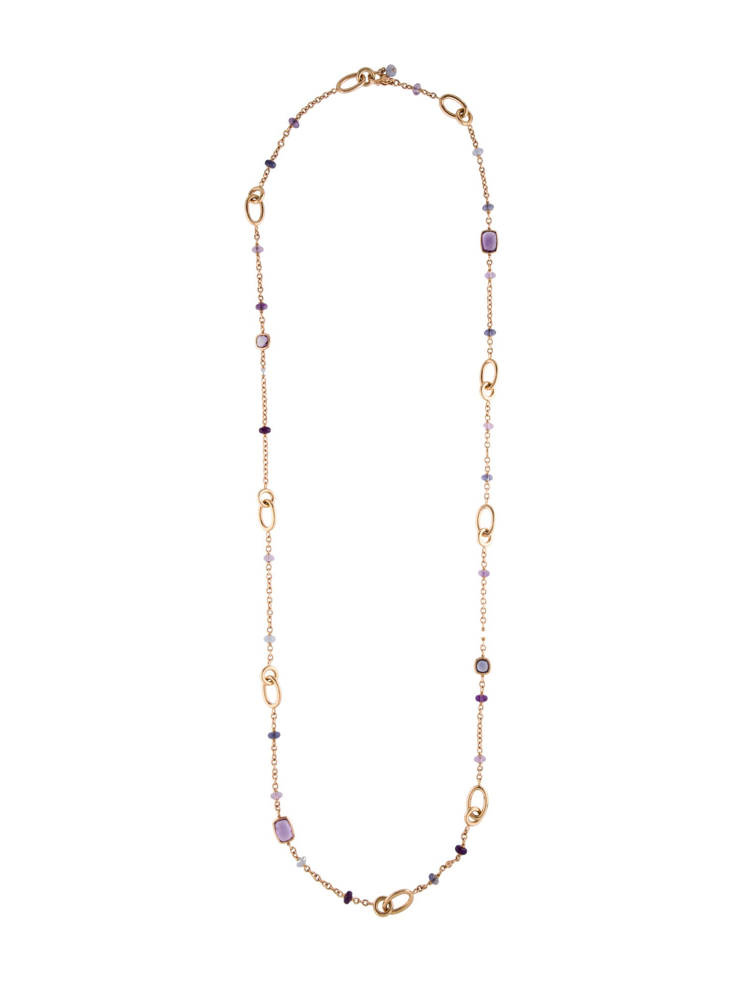 Antonini Gioielli 18K Diamond & Multistone Station Necklace