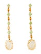 Antonini Gioielli 18K Citrine & Peridot Drop Earrings