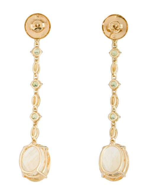 Antonini Gioielli 18K Citrine & Peridot Drop Earrings