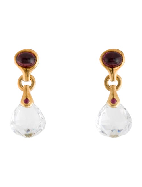 Antonini Gioielli 18K Multistone Drop Earclips