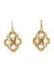 Anthony Nak Pearl Chain Drop Earrings