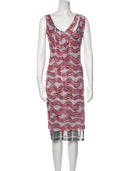 Atlein Printed Midi Length Dress