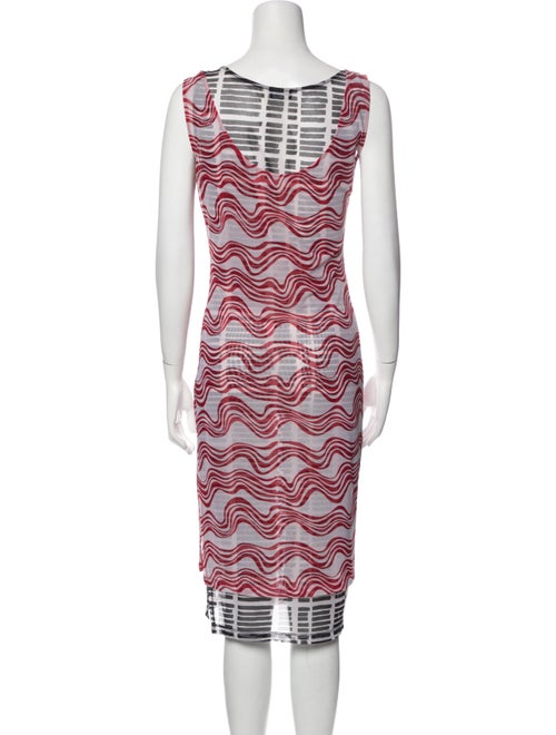 Atlein Printed Midi Length Dress