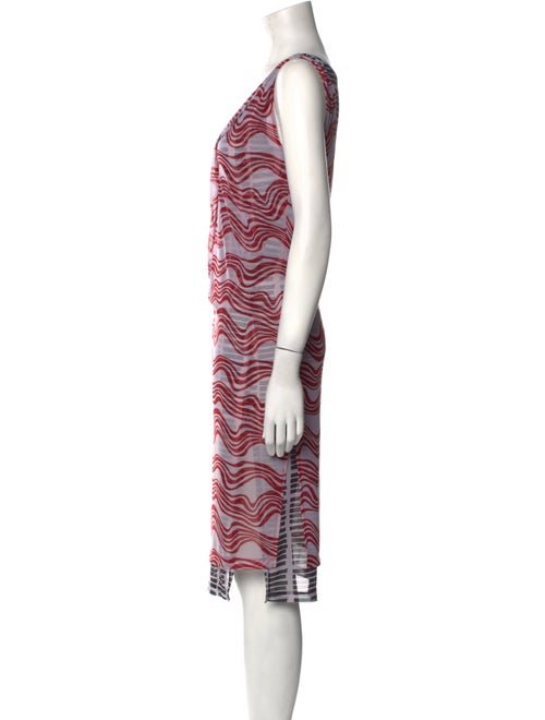Atlein Printed Midi Length Dress