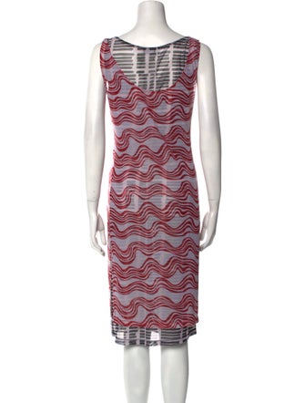 Atlein Printed Midi Length Dress