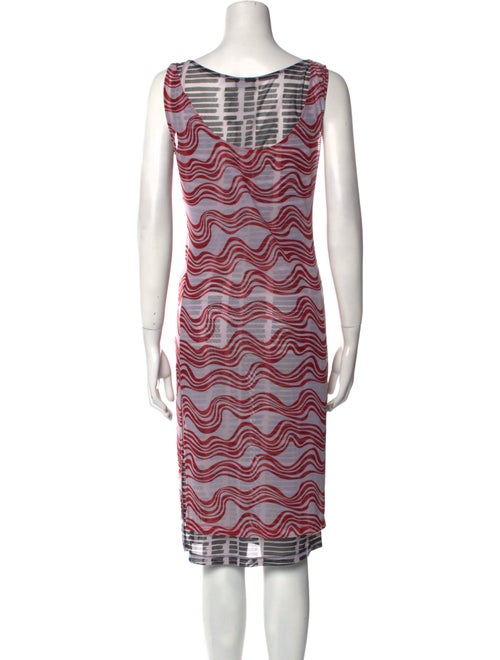 Atlein Printed Midi Length Dress
