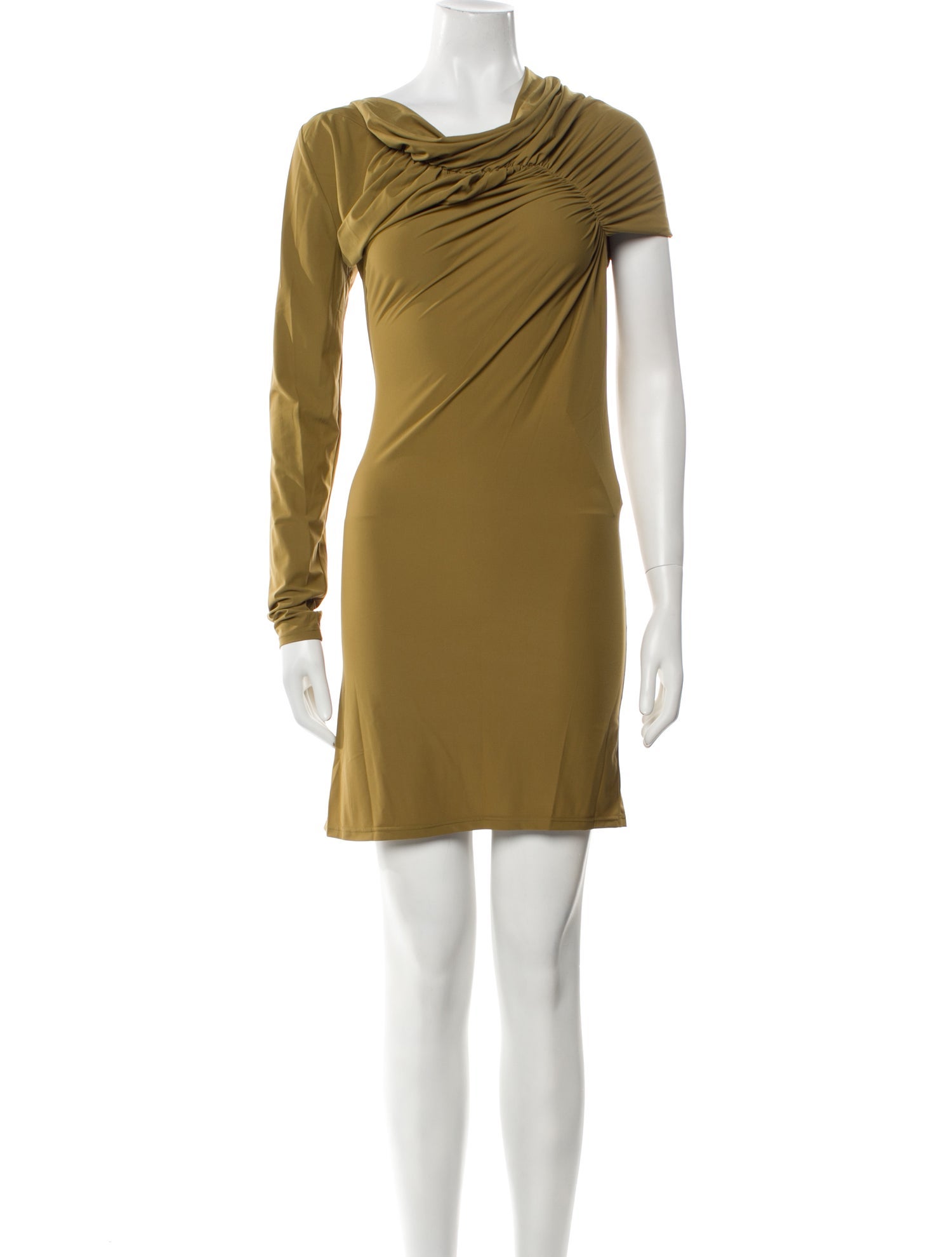 Atlein Cowl Neck Mini Dress