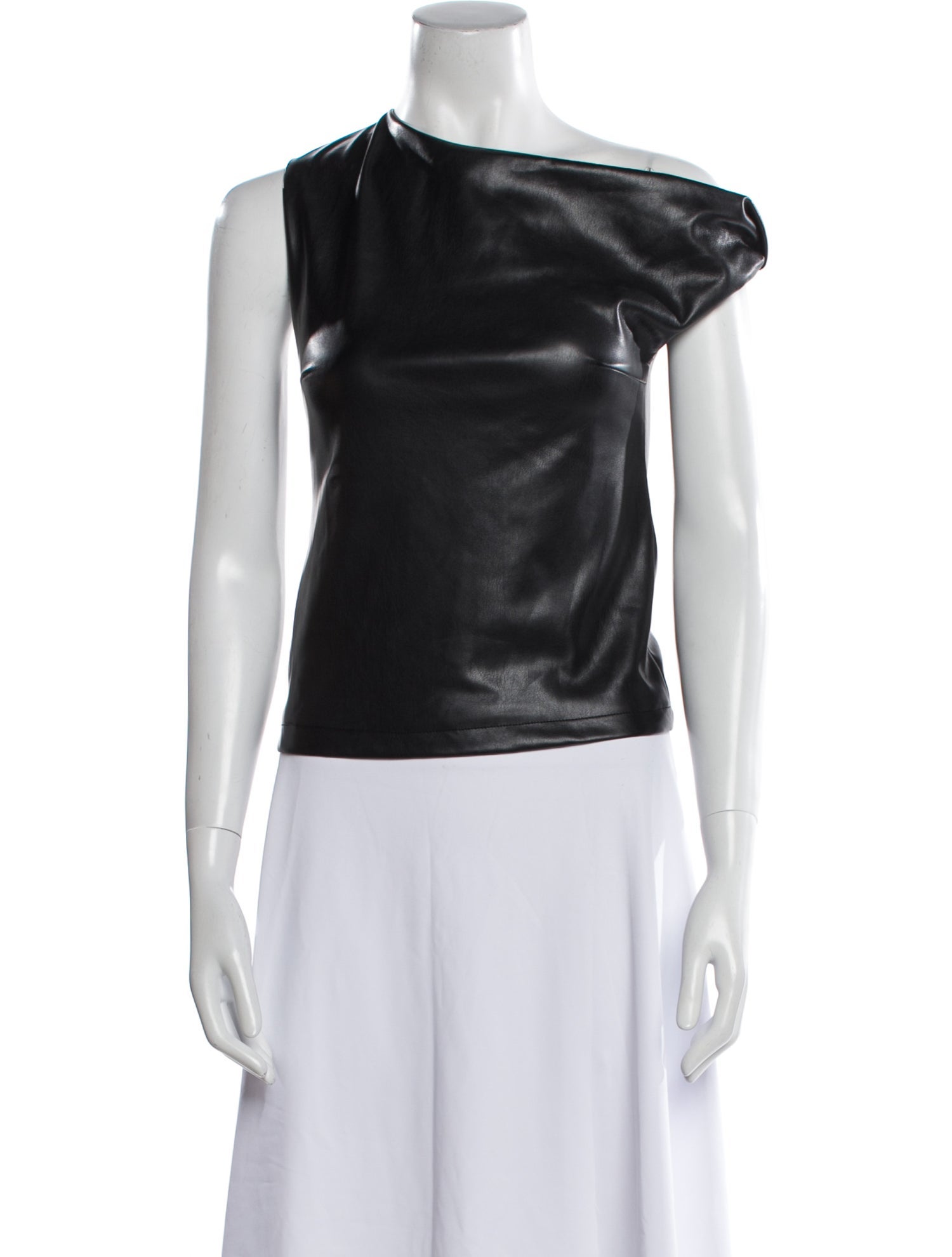 Atlein One-Shoulder Sleeveless Top