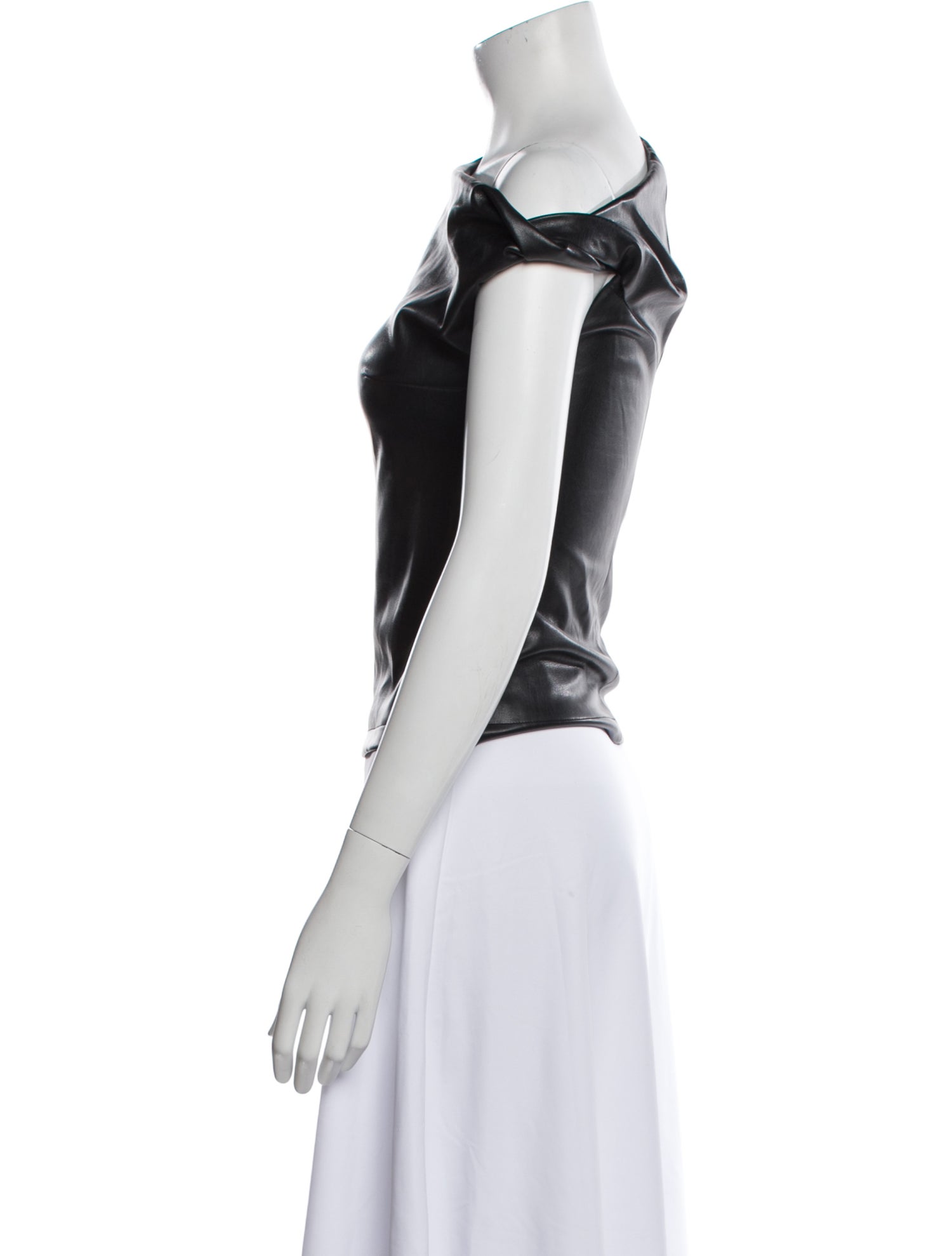 Atlein One-Shoulder Sleeveless Top