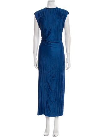 Atlein Mock Neck Long Dress