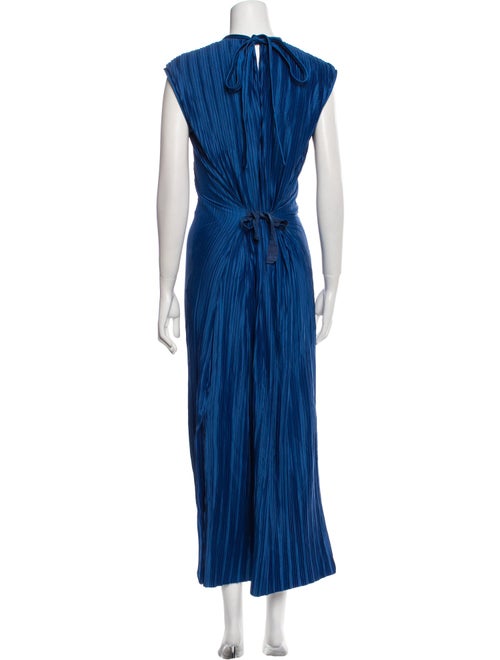 Atlein Mock Neck Long Dress